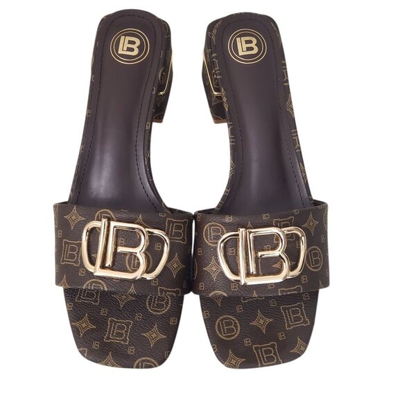 LAURA BIAGIOTTI SQUARE HEEL MULES - Picture 5 of 10